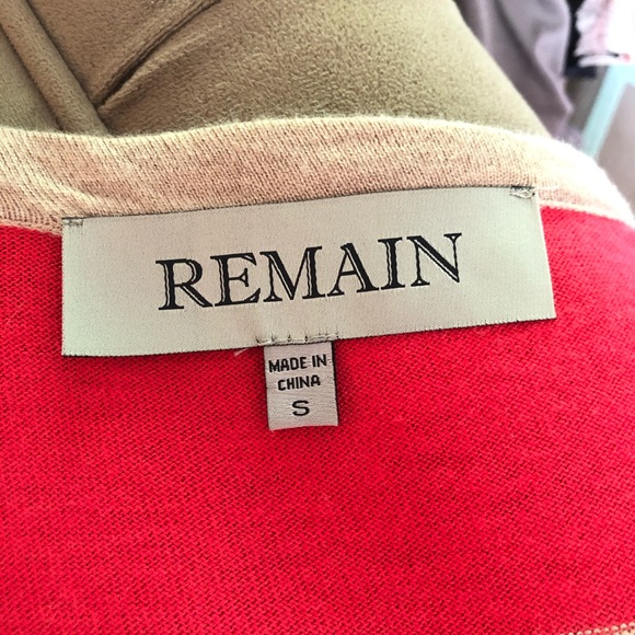 Remain Cardigan - Red and Tan - Size Small - Picture 5 of 5